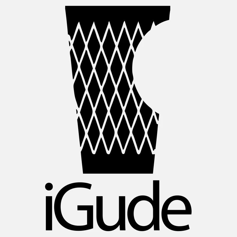 iGude - Geripptes schwarz