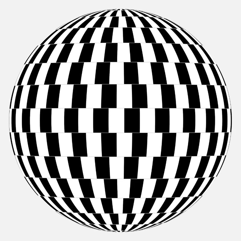 Boule formes abstraites idée cadeau