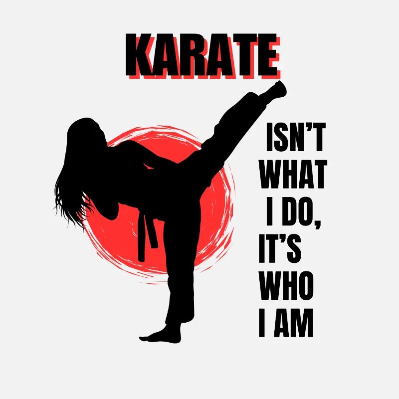 Karate Kampfkunst Karate-ka Erhebendes Messa Geschenk