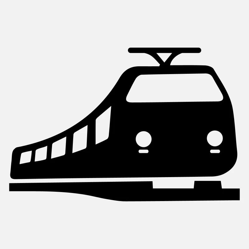 Silhouette du train