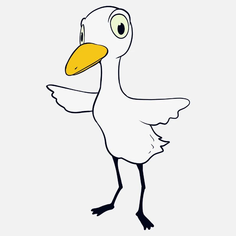 Skeptischer Vogel