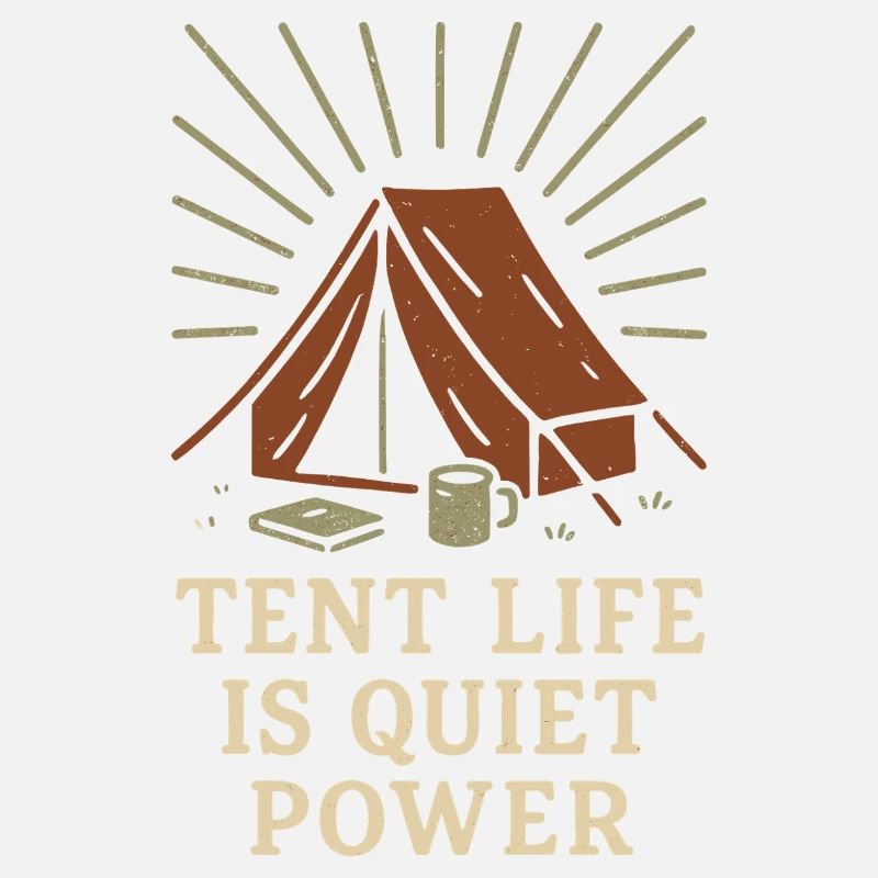 Solo Camping Introvertierter Camper Ruhiges