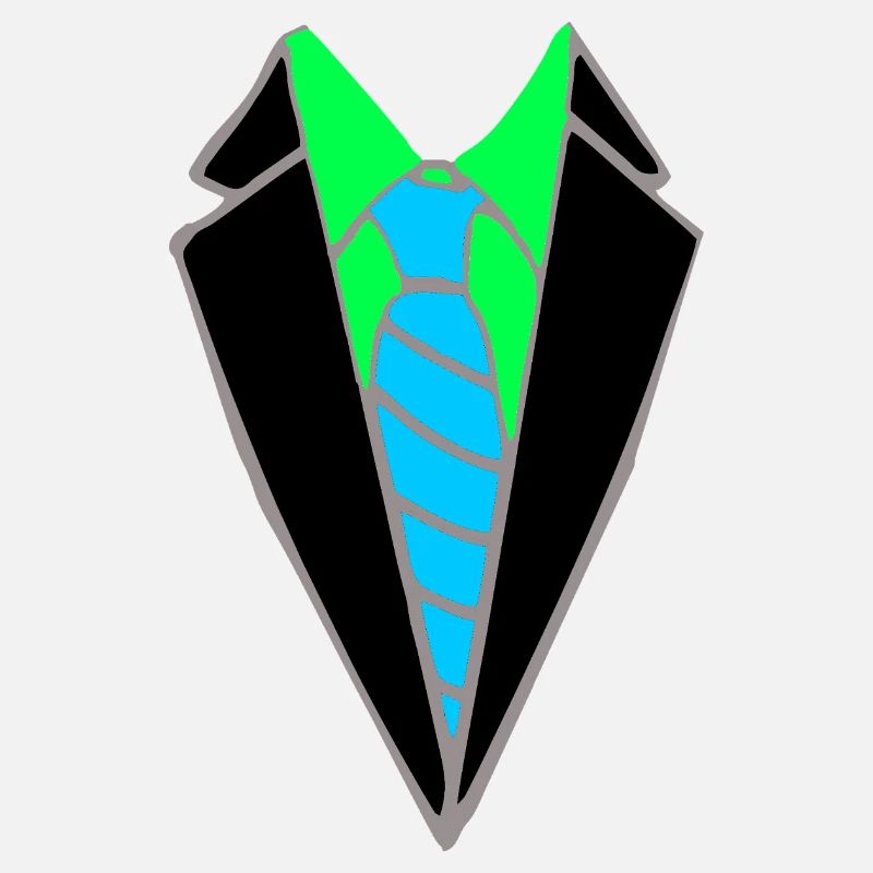 Veste fluo avec lien bleu
