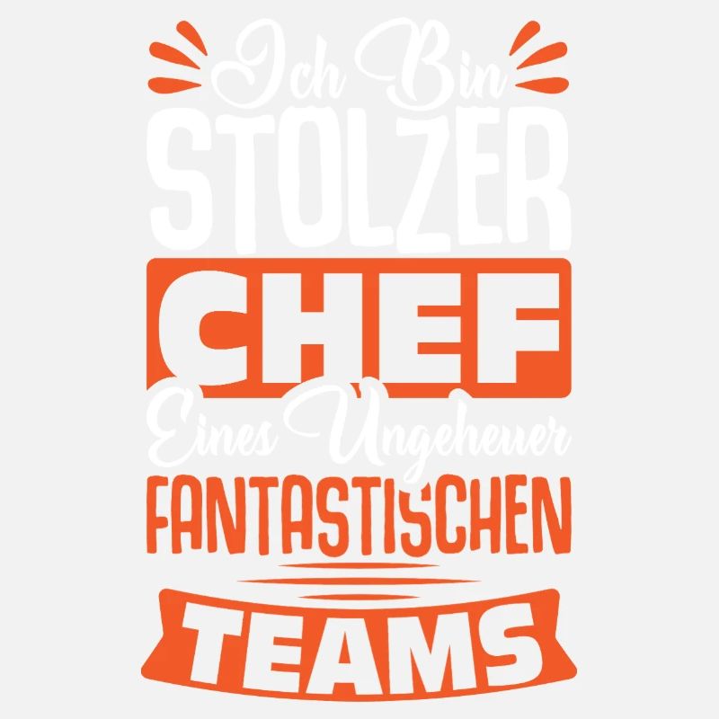 Stolzer Chef Chef Mann Abteilungsleiter Teamchef