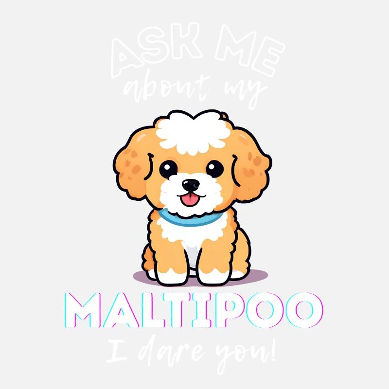 Maltipoo Conversation Starter – Frag mich nach einem Hund