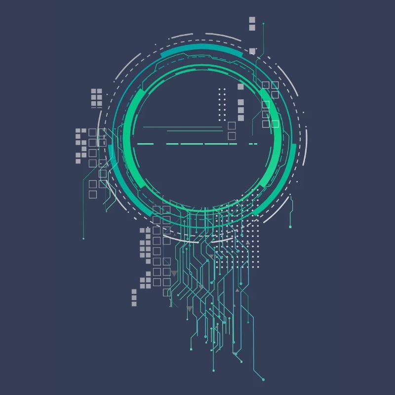 CPU PC PCB Spaceship Code Nerd PC Pixel Coder