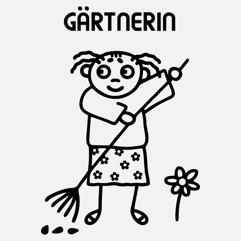 Gärtnerin Gartenarbeit