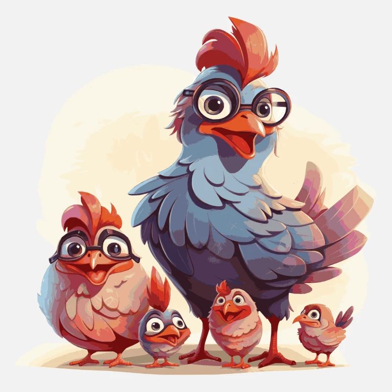 Chicken Mom - blanc
