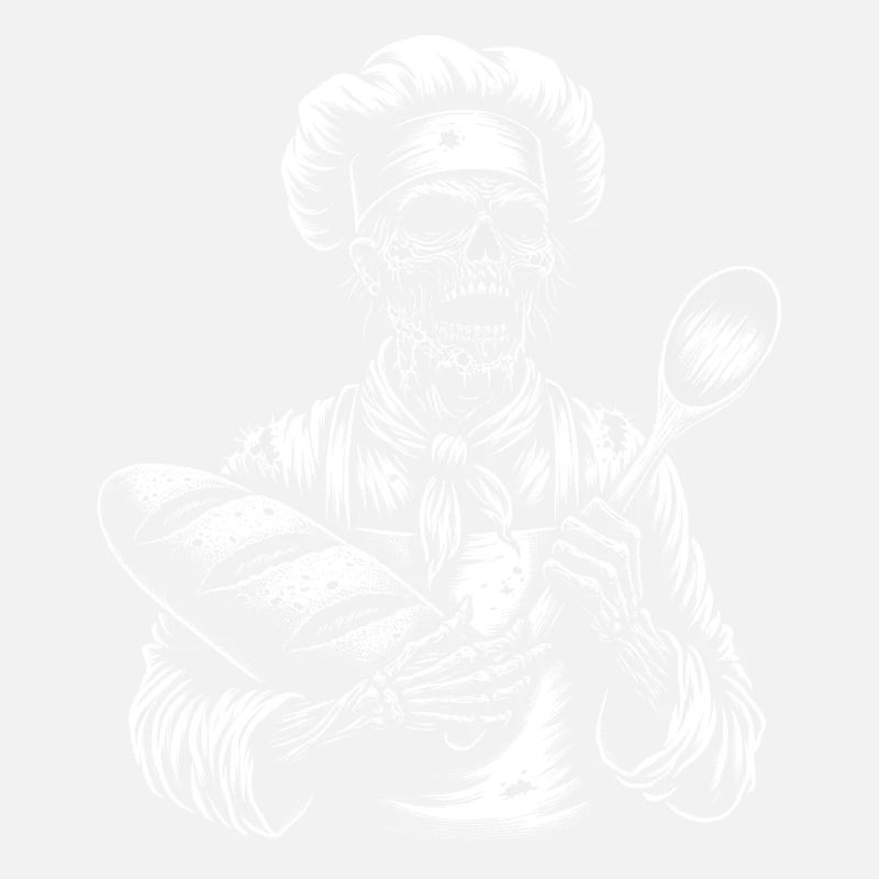 Zombie as Baker - creepy horror baker