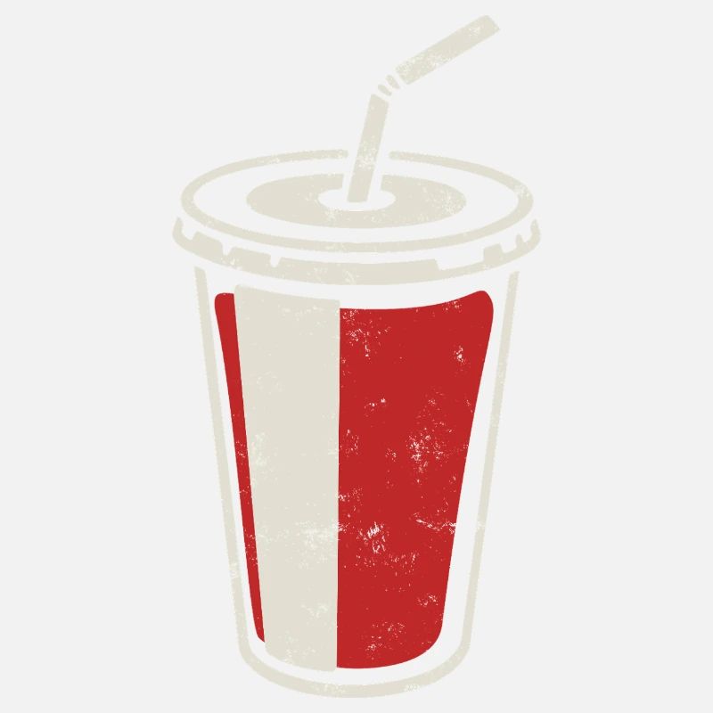Gobelet Coca avec paille - boisson glacée