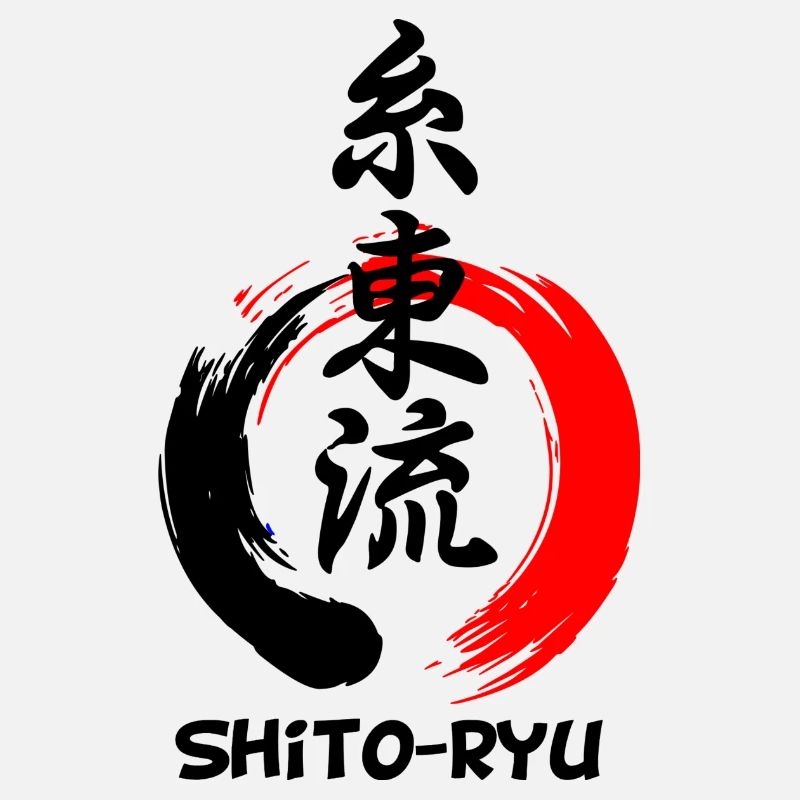 Enso zen circle with Shito ryu karate emblem in Yes