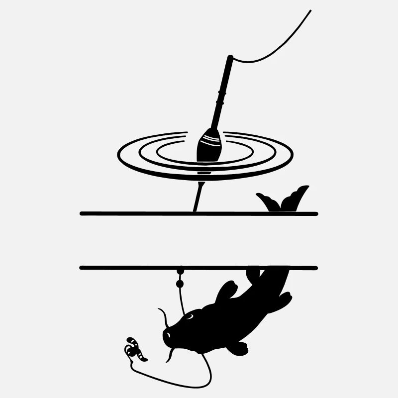 Fish float and bar in between for your own text