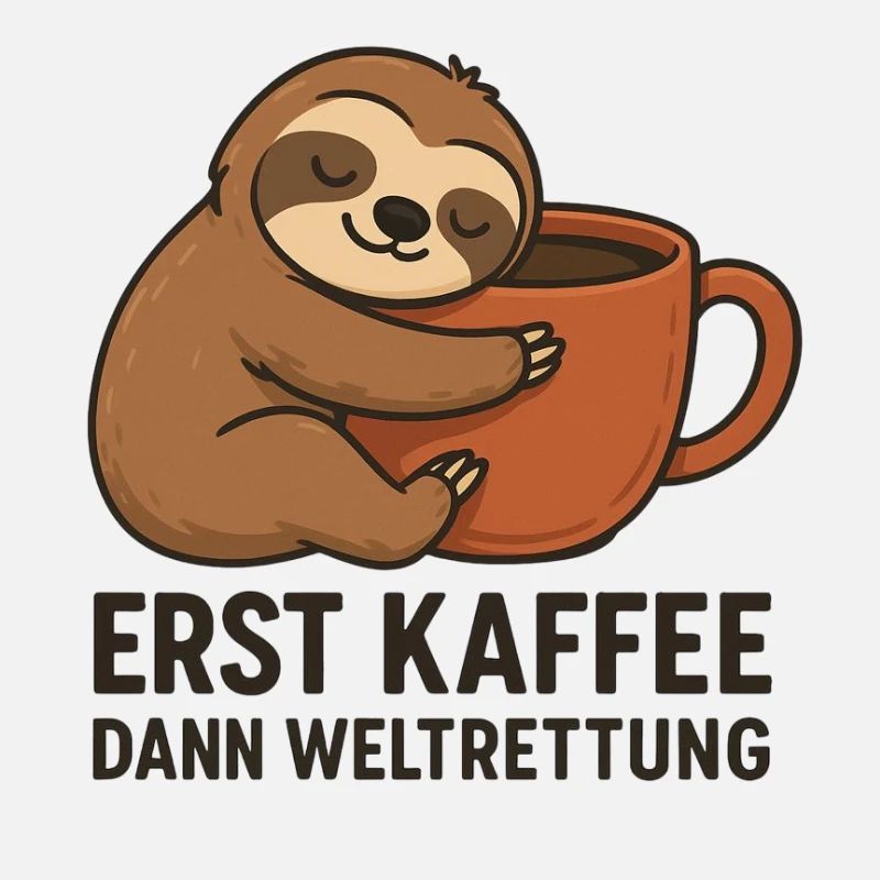First coffee, then saving the world