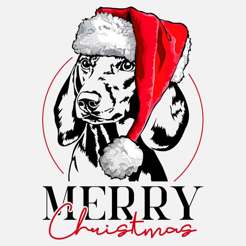 Père Noël Teckel Teckel Joyeux Noël Chiens Wilsigns