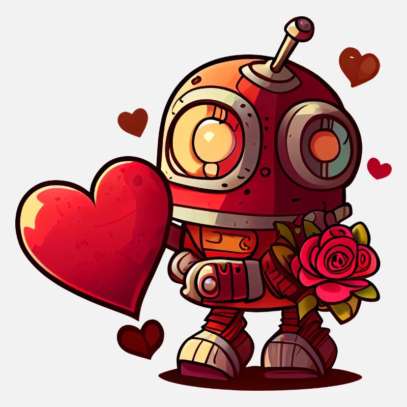 Les robots de la Saint-Valentin adorent #love