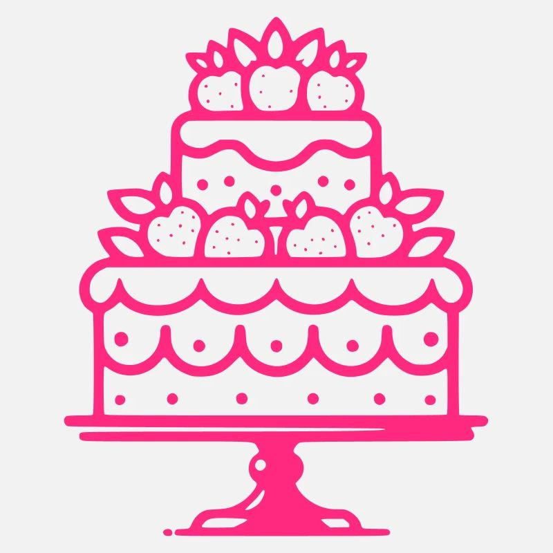 Contour du gâteau