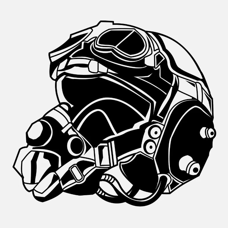 Pilot Casque / Casque pilote 01_schwarz