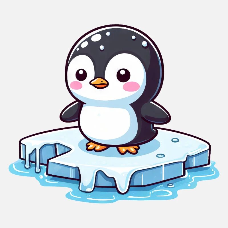 Pinguin, Erderwärmung & Schmelzendes Eis