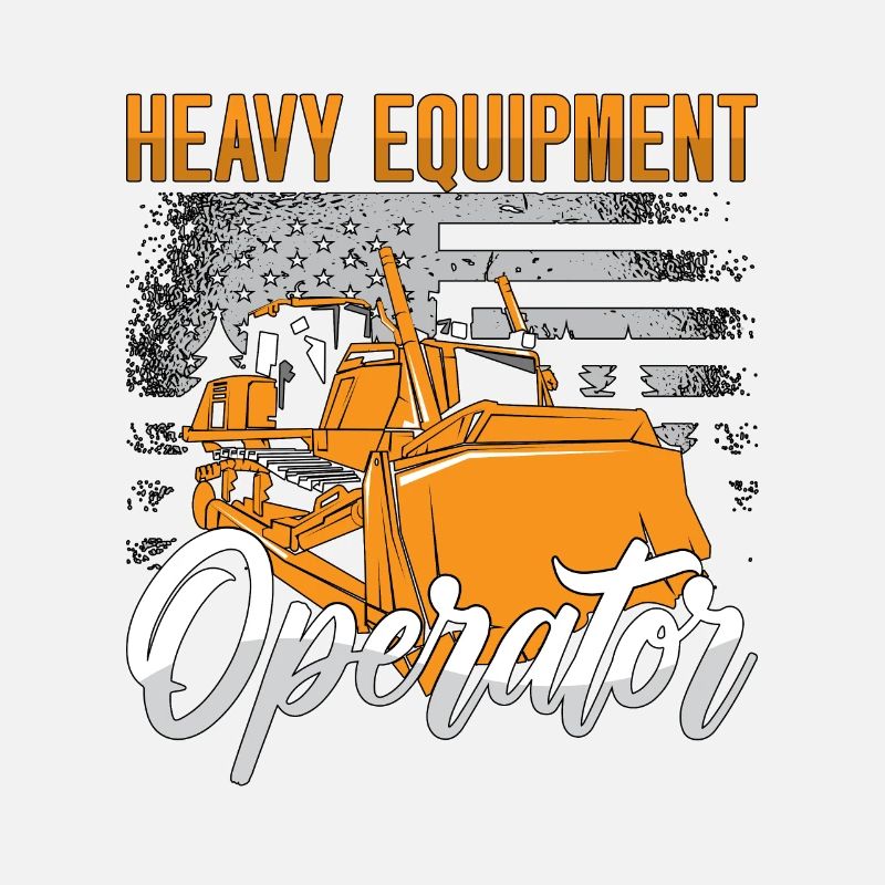 Excavator Bulldozer Construction Worker Gift