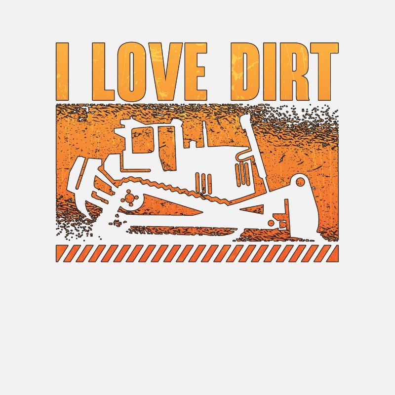 Excavator Bulldozer Construction Worker Bulldozer Gift