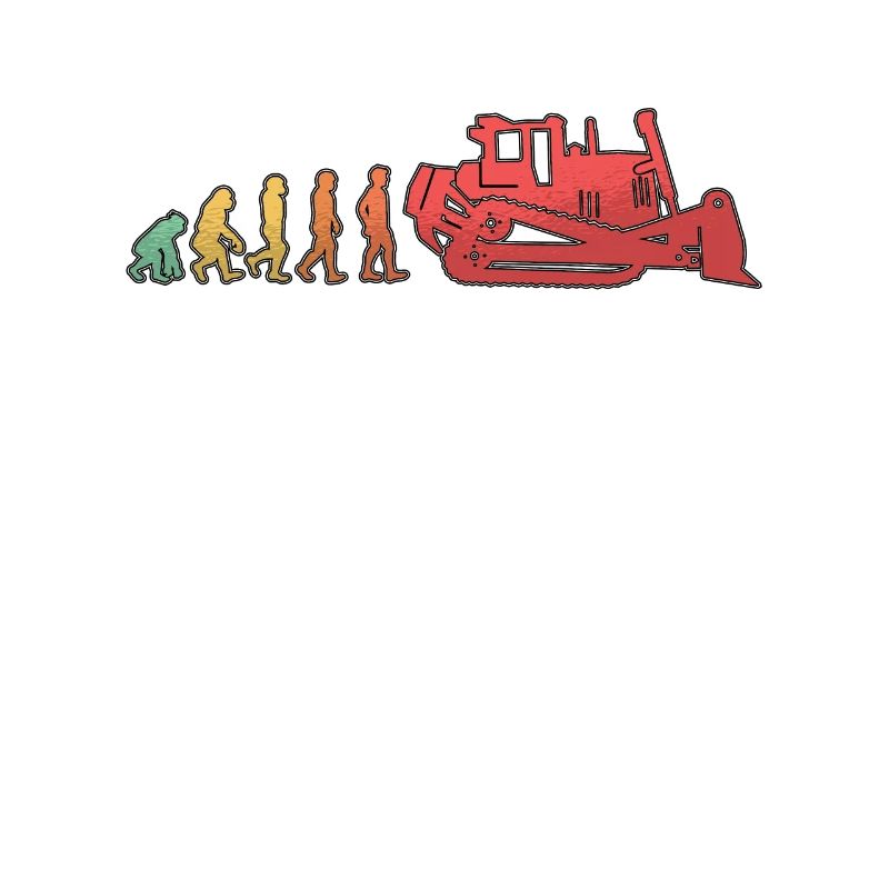 Bagger Planierraupe Bulldozer Bauarbeiter Geschenk