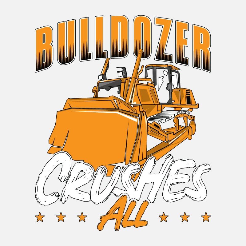 Construction Worker Excavator Bulldozer Bulldozer Bulldozer Bulldozer Gift