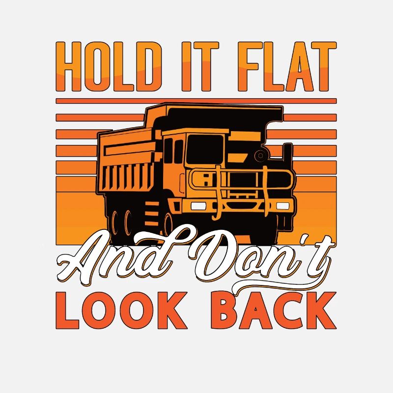 Mining Trucker Keep It Flat Coal Mine