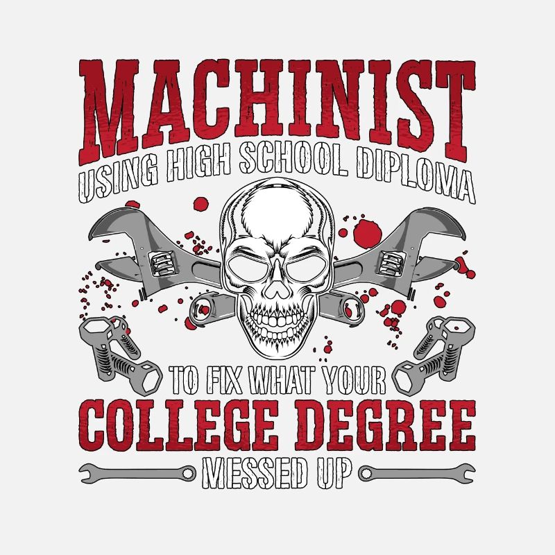 Machinist Using High School Diploma Lathe Operator
