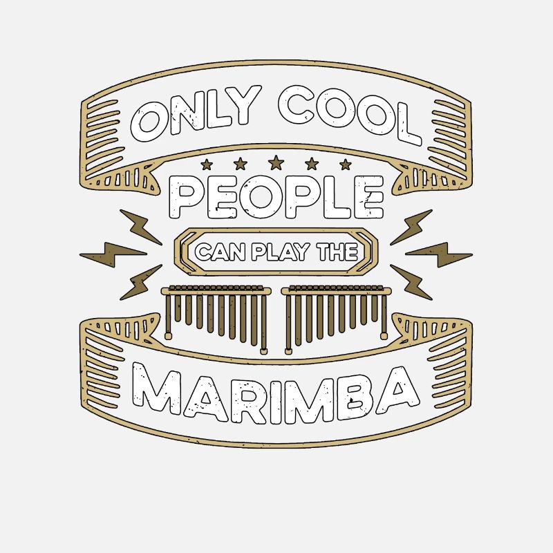 Marimba Only Cool People Percussion Marimba Player