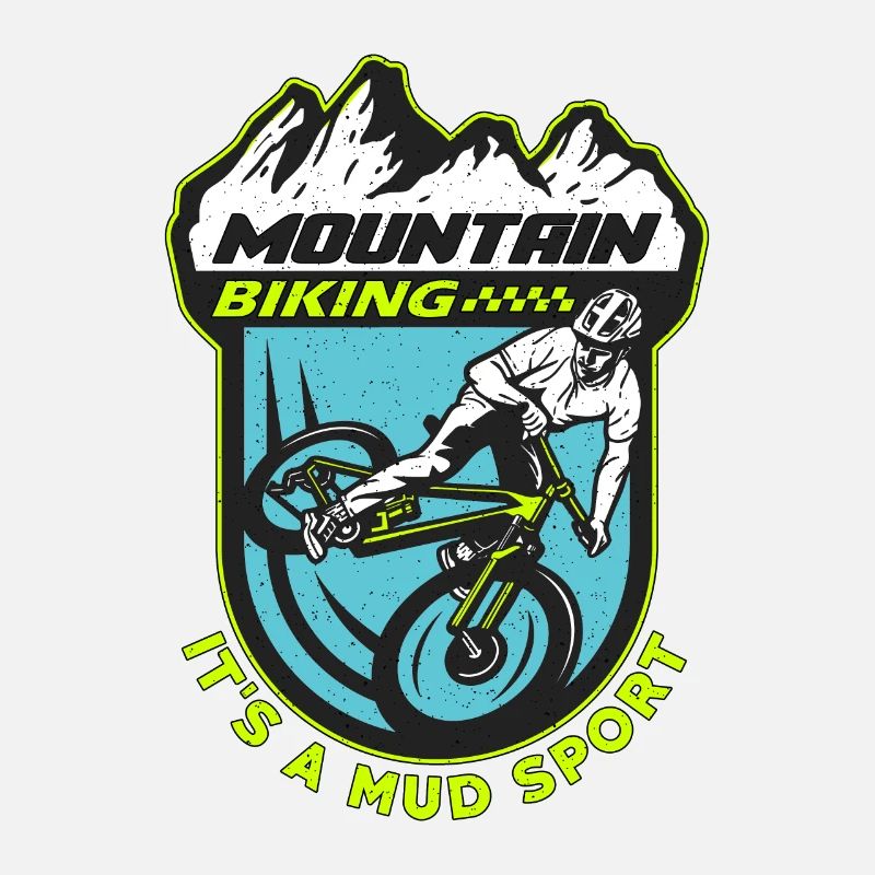 Le VTT c’est un cycliste de course de sport de boue