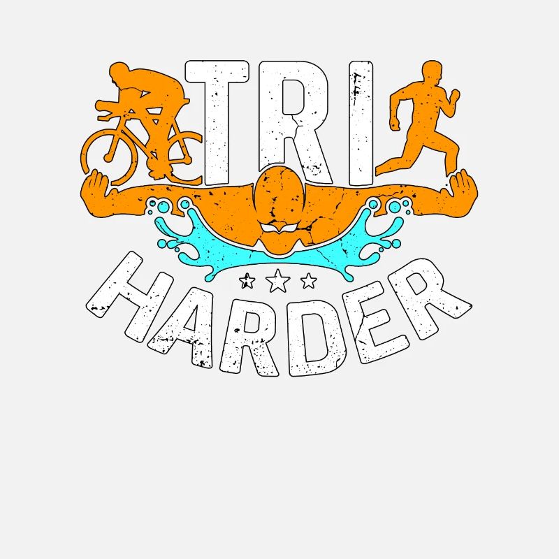 Triathlon Tri Harder Swimmer Competition Training