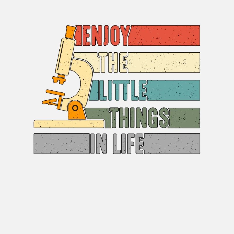 Microbiologist Enjoy Little Things Retro Scientist