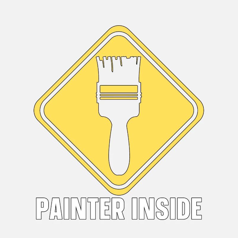 Painter Inside Craftsmanship Paint Brush Painting