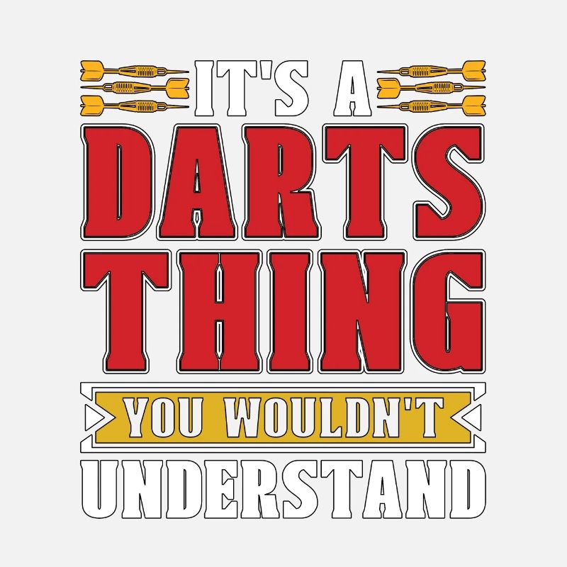 Darts It's A Darts Thing Bullseye Dart Player