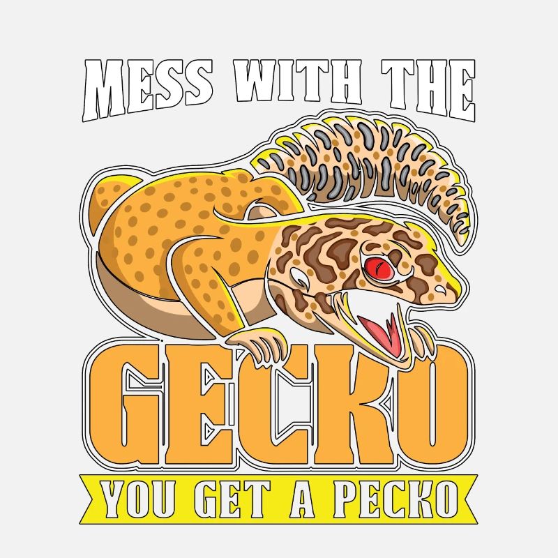 Gecko léopard Mess avec l’herpétologiste Gecko