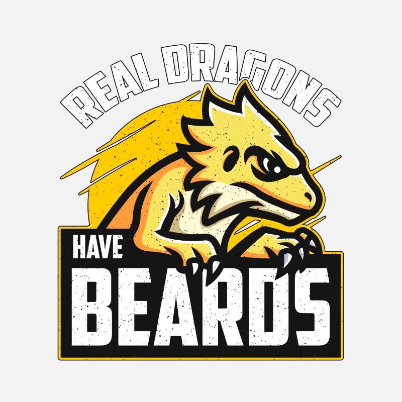 Bearded Dragon Real Dragons Have Beards Lizards