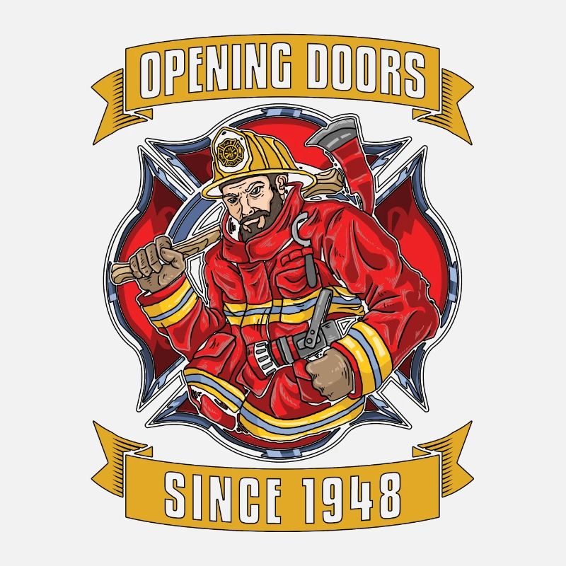 Chief Firefighter Opening Doors Since 1948 Fireman