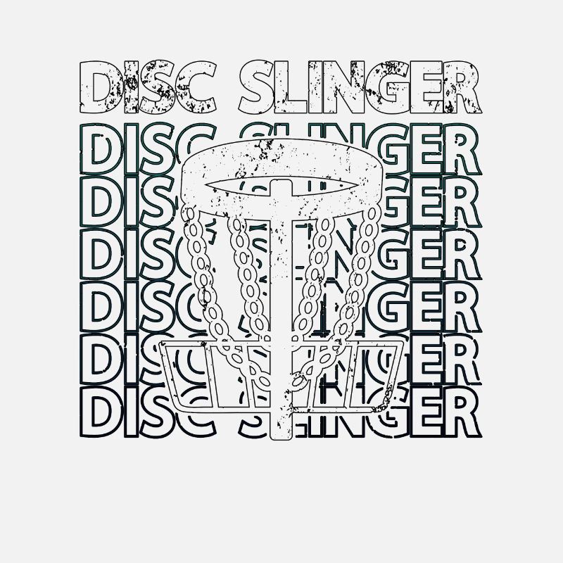 Flying Disc Slinger Frisbee Player Disc Golfing