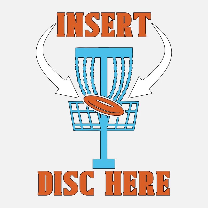 Disc Golf Insert Disc Here Ultimate Frisbee Golfer