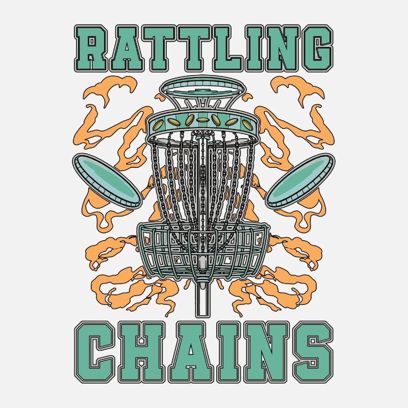 Disc Golf Rattling Chains Ultimate Frisbee Golfer