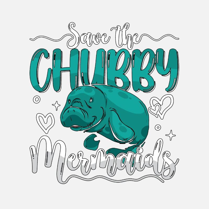 Dugong Save The Chubby Mermaids Navy Mammals