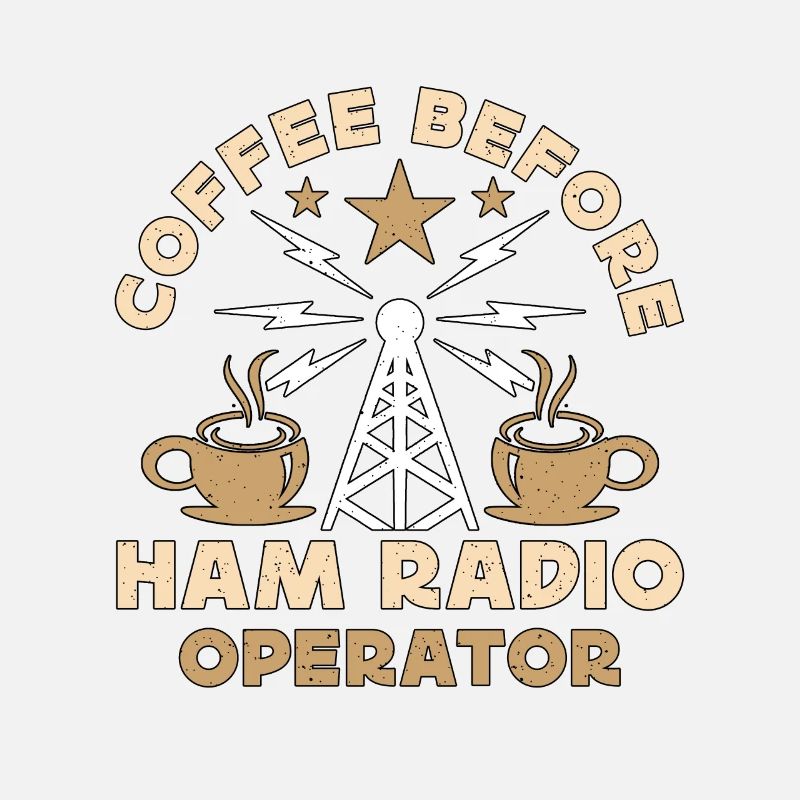 Ham Radio Operator Coffee Operator Coffee Lover