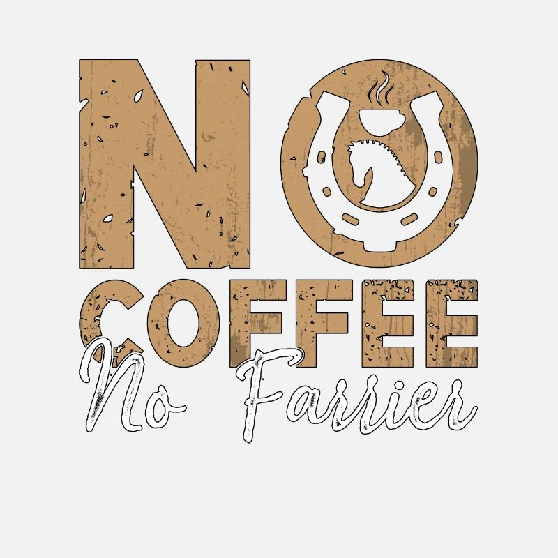 Maréchal-ferrant Pas de café Pas de métallurgie Amateur de café