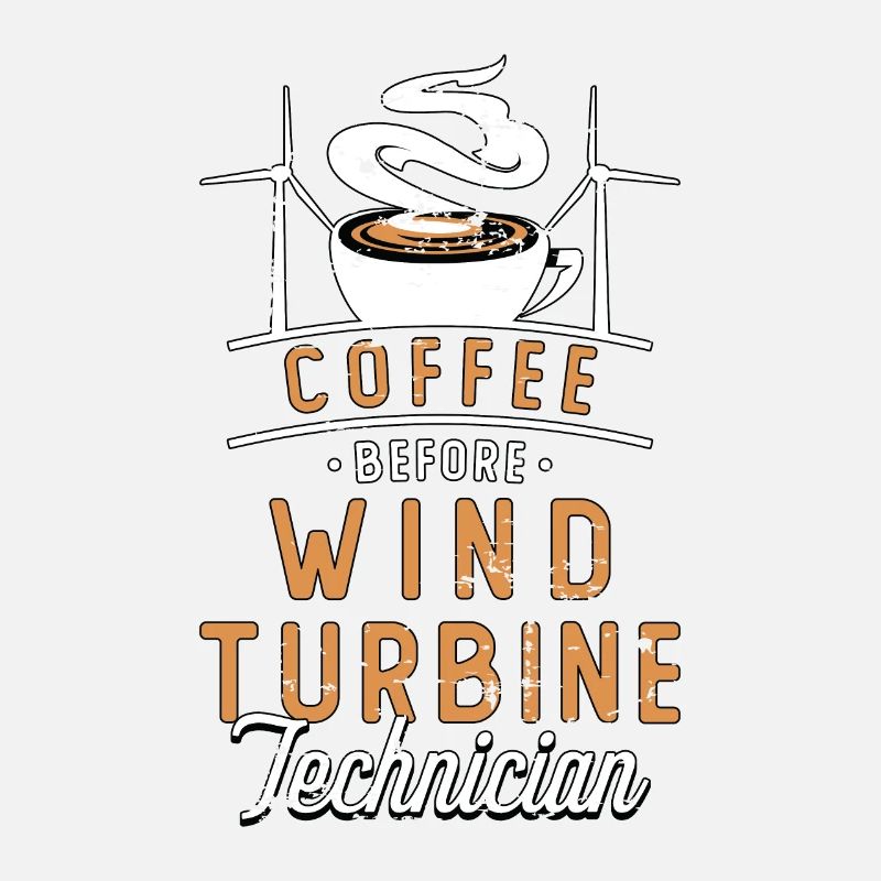 Wind Turbine Tech Coffee Windmill Coffee Lover