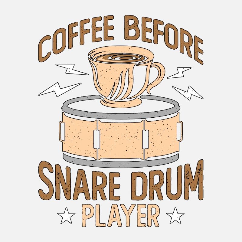 Snare Drum Player Coffee Drummer Coffee Lover