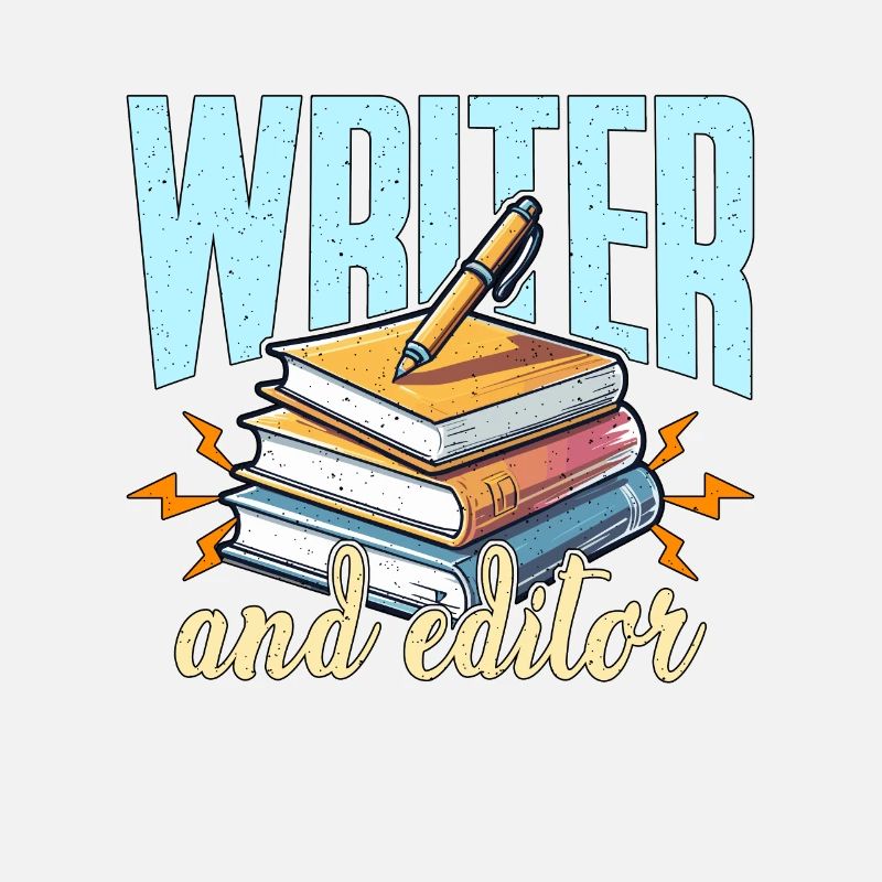 Writer And Editor Literature Bookworm Book Editor