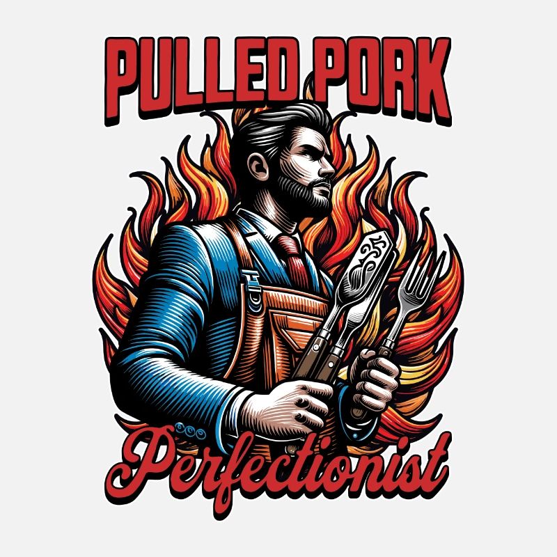 Pulled Pork Perfectionist Grilled Meat BBQ Lover