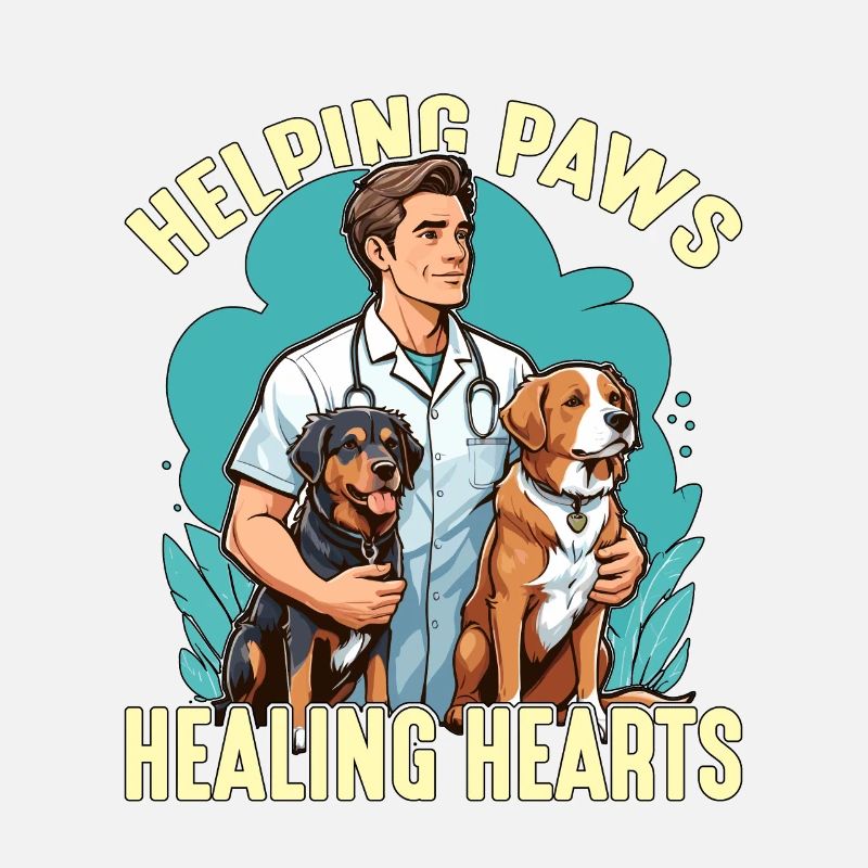 Veterinary Technician Helping Paws Animal Lover