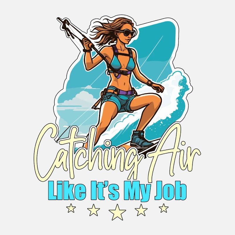 Kiteboarding Catching Air Like It's Windsurfing