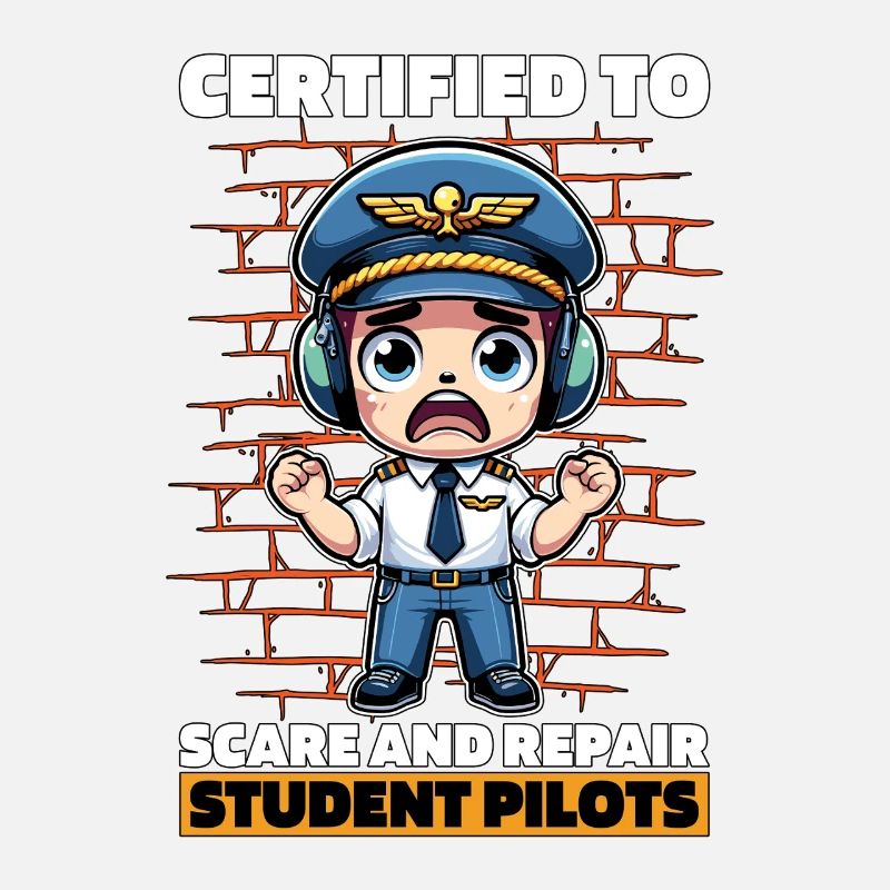 Flight Instructor Certified To Scare Pilot School